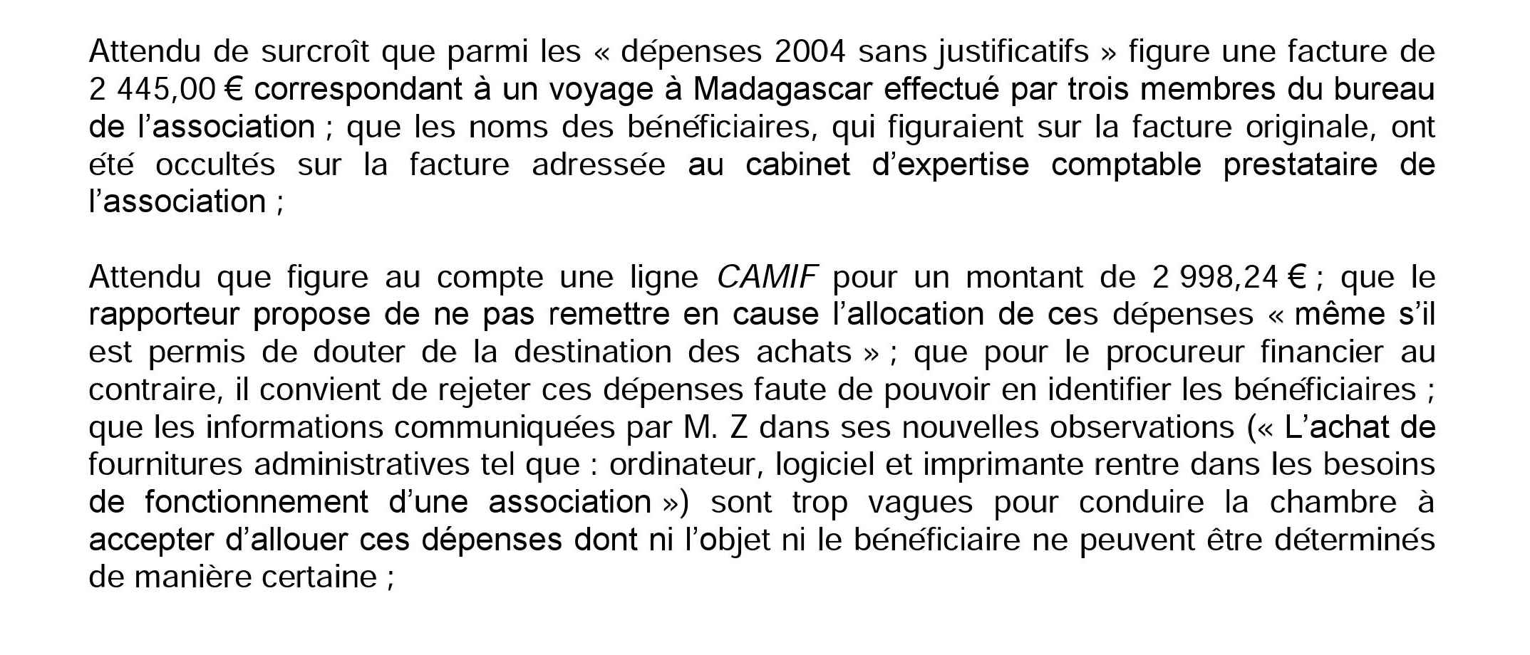 Détournement de fonds: Les comptables de l'amicale doivent 288.000€ à la mairie de St-André