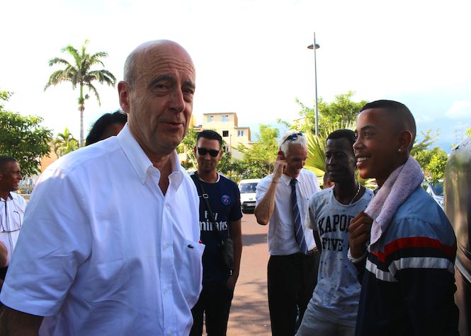 Alain Juppé en visite à Saint-Pierre