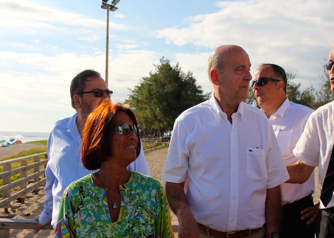 Alain Juppé en visite à Saint-Pierre