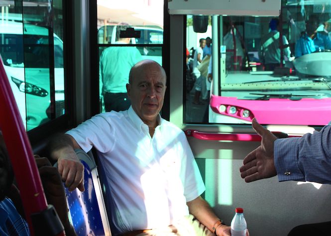 Alain Juppé en visite à Saint-Pierre
