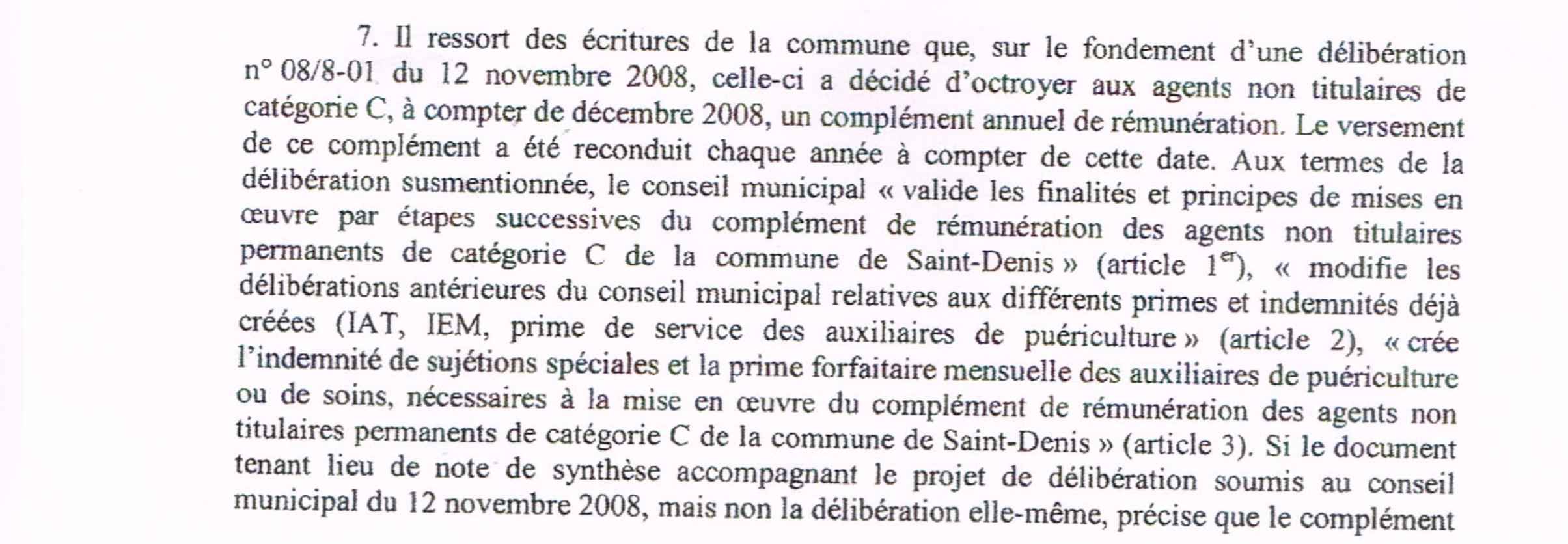 Saint-Denis: Le 13e mois accordé aux non-titulaires est jugé illégal par la cour administrative de Bordeaux