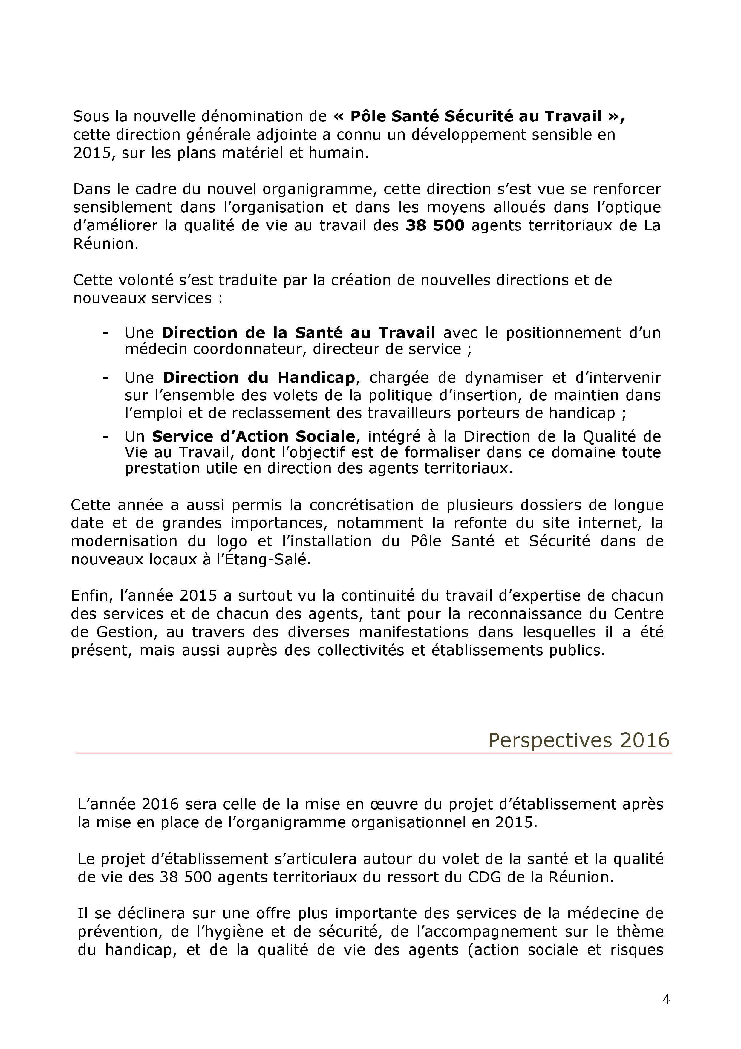 Vote du budget primitif du CDG pour l'année 2016