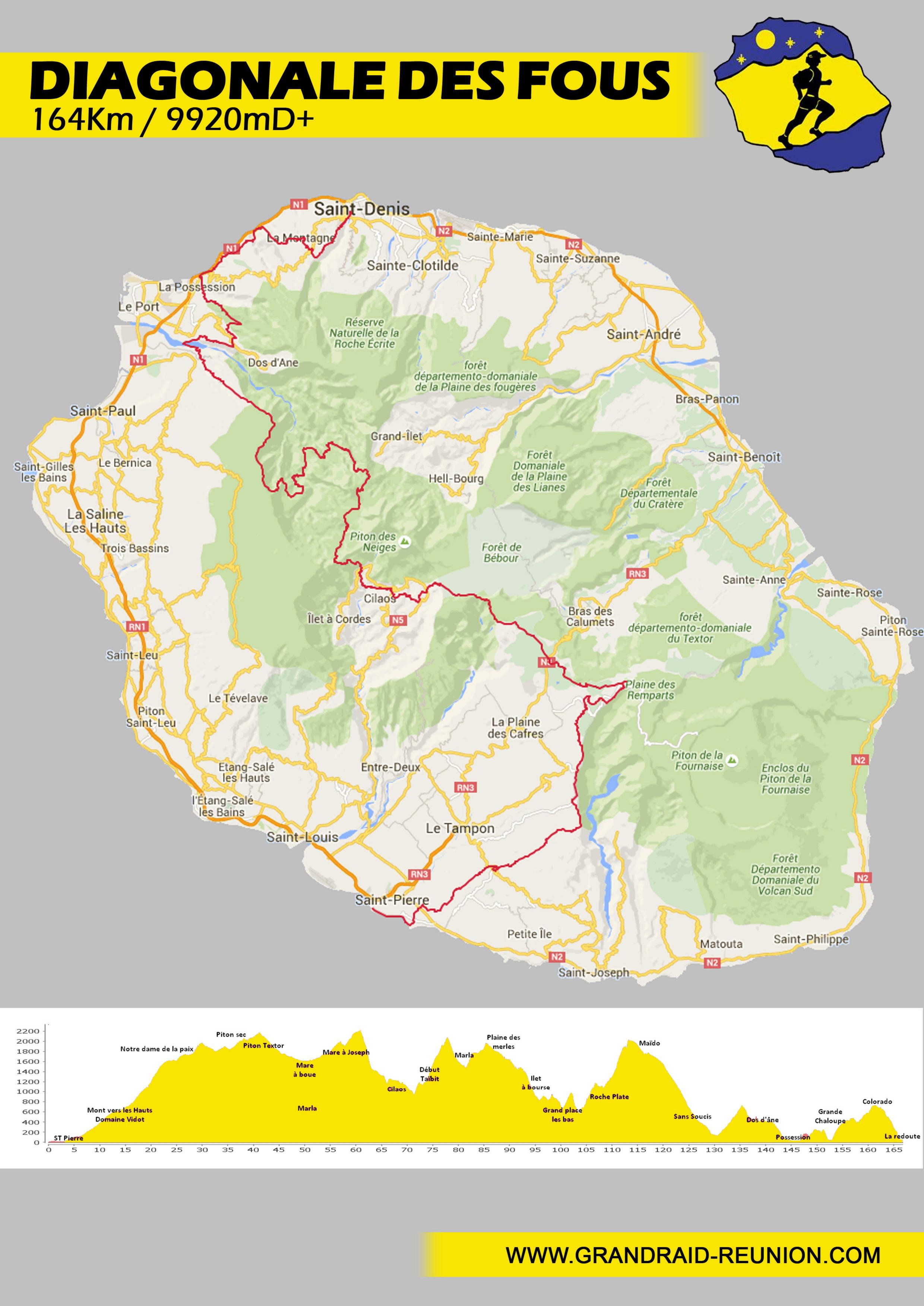 Le parcours des trois courses du Grand Raid dévoilé