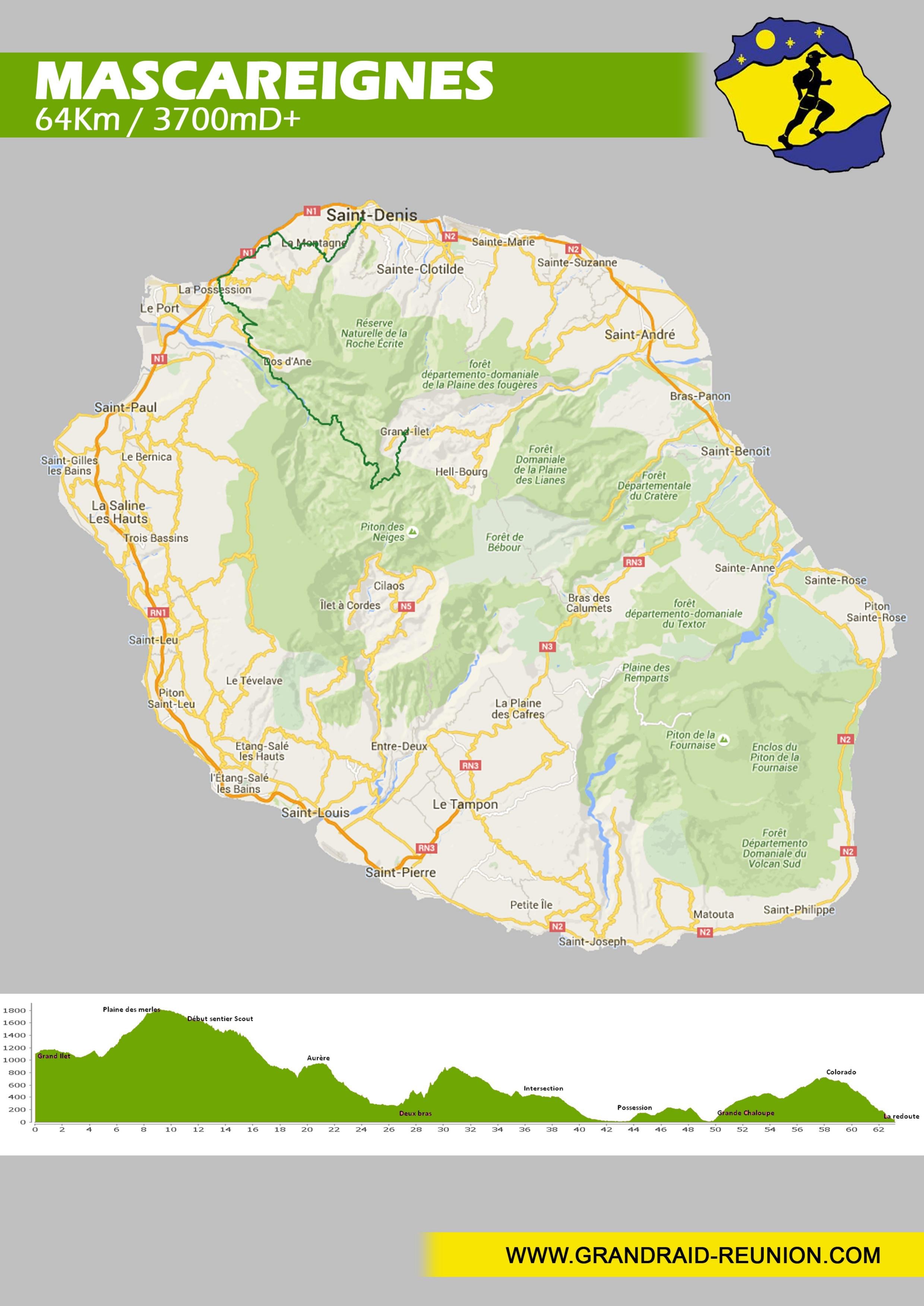 Le parcours des trois courses du Grand Raid dévoilé
