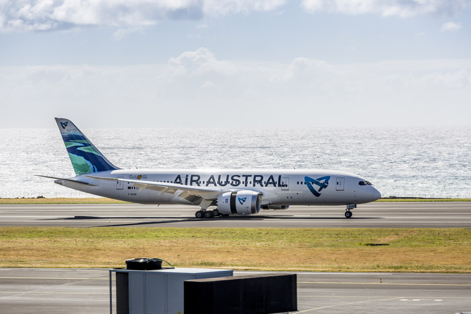 Le tout nouveau Boeing d'Air Austral baptisé