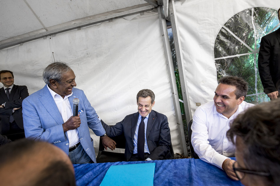 Retour en images sur la visite dans notre île de Nicolas Sarkozy