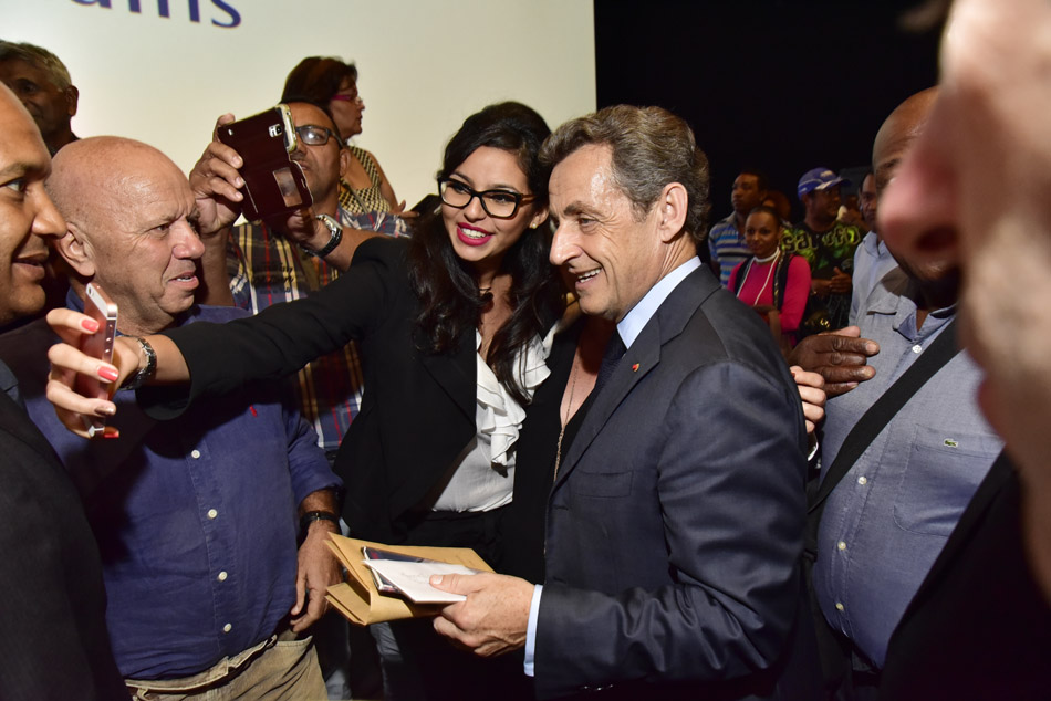 Nicolas Sarkozy mobilise la droite locale à Cambaie [DIAPO]