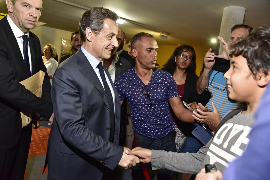Nicolas Sarkozy mobilise la droite locale à Cambaie [DIAPO]
