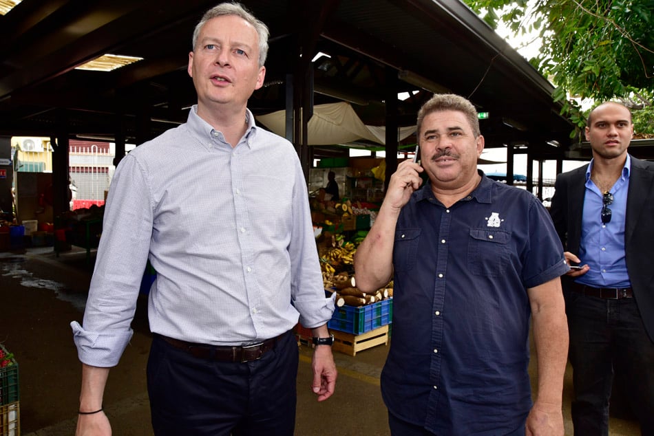 Visite de BLM au Petit-Marché avant son meeting à la salle Candin [Retour images]