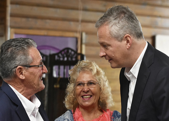 Retour en images sur la rencontre entre BLM et le maire de Trois-Bassins