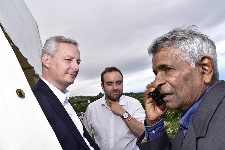 Retour en images sur la rencontre entre BLM et le maire de Trois-Bassins