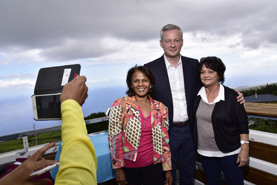 Retour en images sur la rencontre entre BLM et le maire de Trois-Bassins