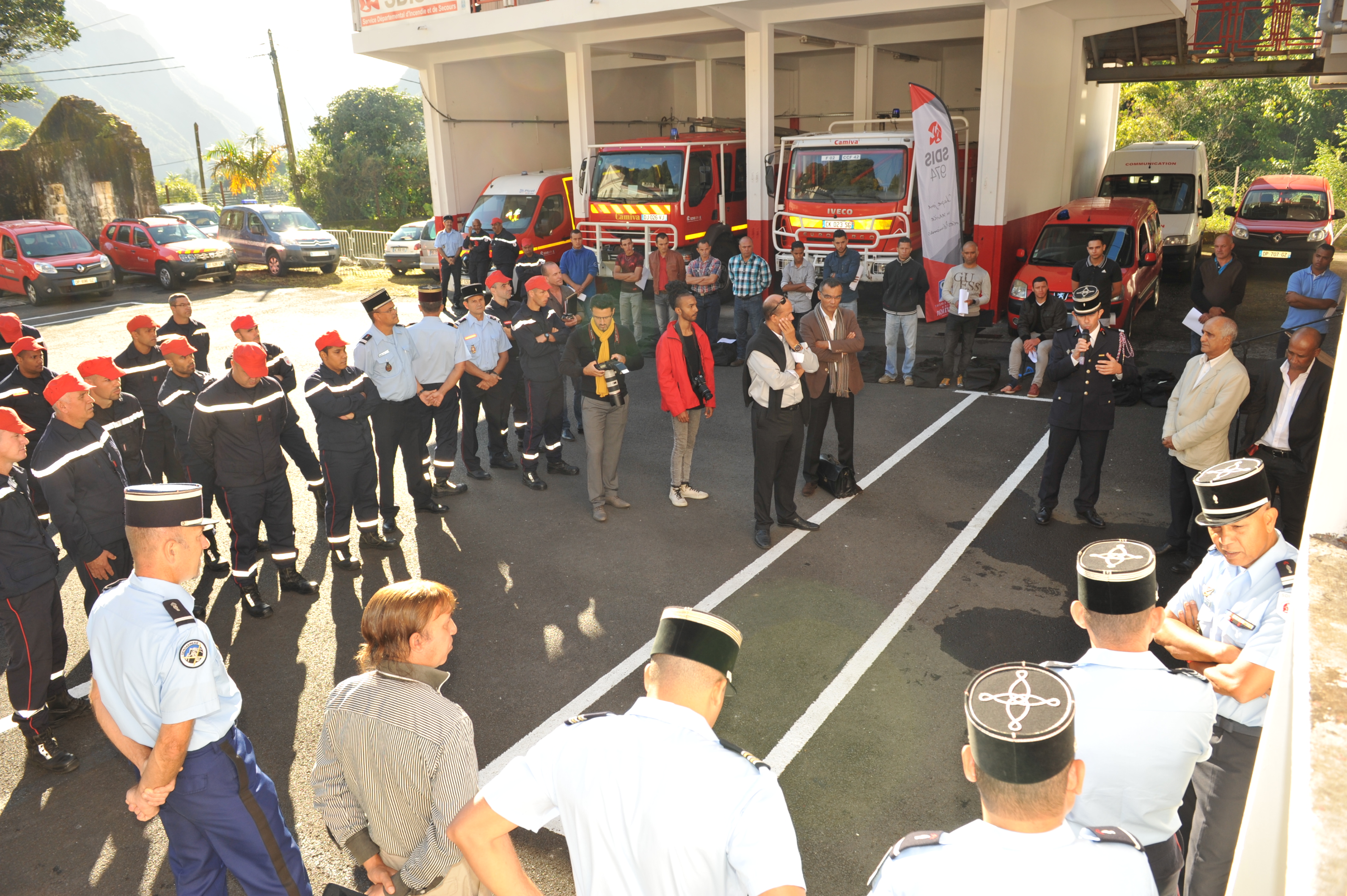 Salazie: L'engagement de 13 nouveaux sapeurs-pompiers