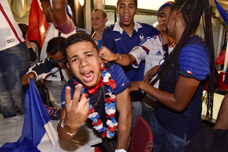 France/Irlande: Le match des supporters sur le Barachois