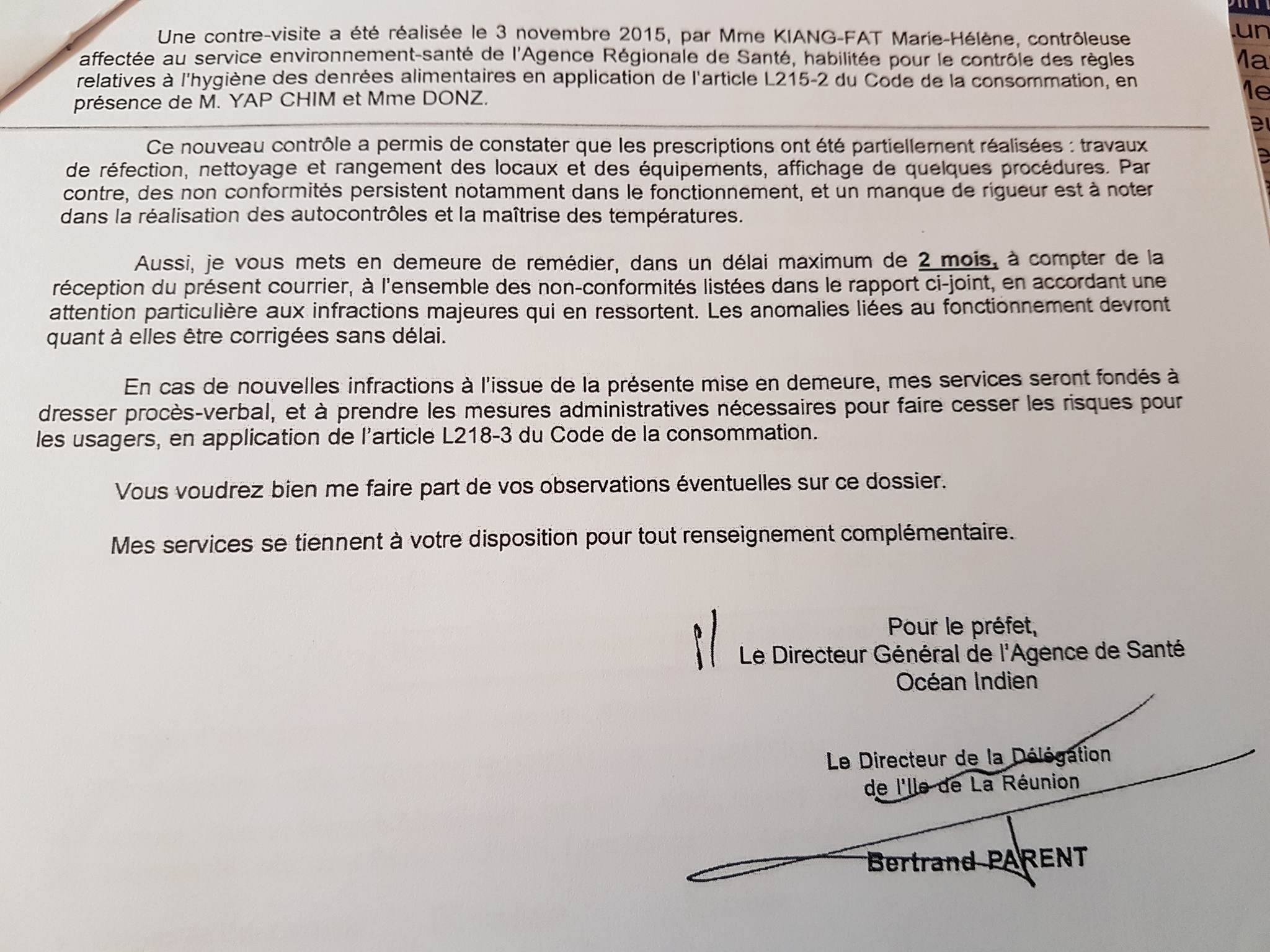 Cuisines du CHU de St-Pierre : Le CHSCT lance une procédure d'alerte