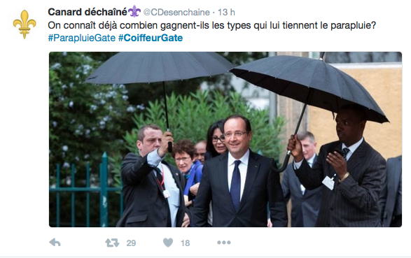 Les internautes s'amusent du coiffeur de F. Hollande à 10.000€/mois...