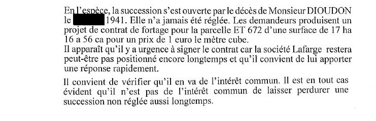 L’héritage Dioudon: qui veut gagner des millions?