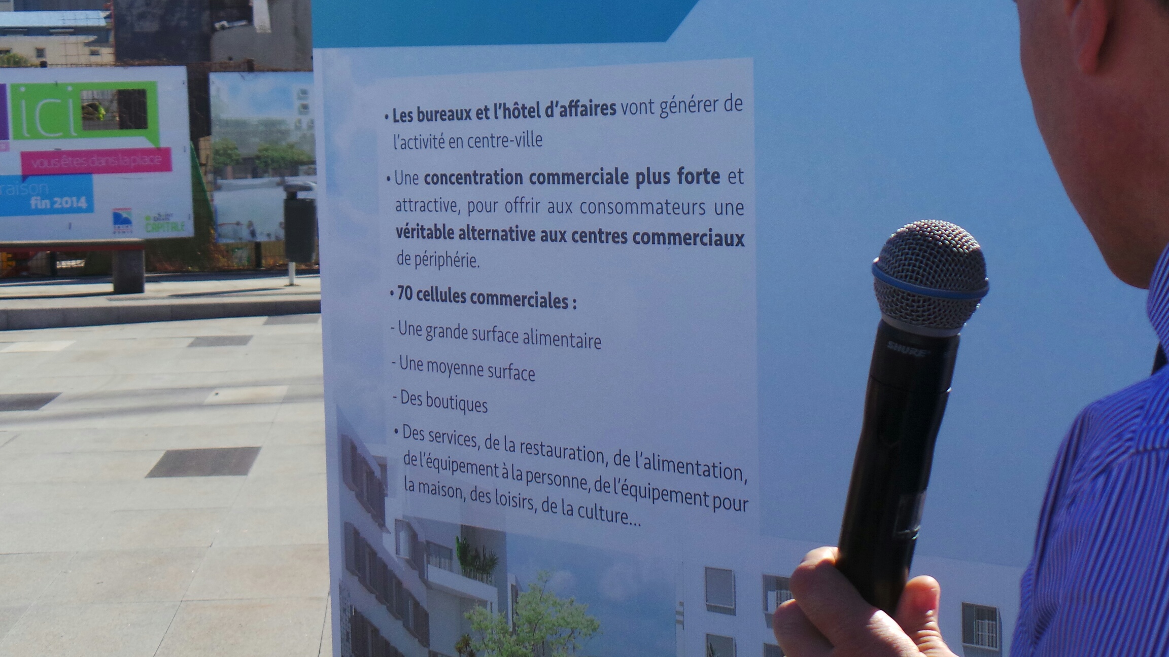 [Actualisé] Gilbert Annette présente les grands chantiers de Saint-Denis au préfet